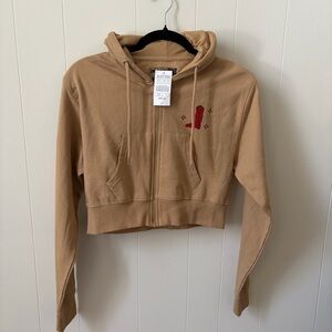 NWT Zumiez Dravus Lil Red Natural Crop Hoodie Small